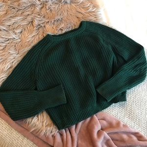 American Apparel Cropped Fisherman Pullover